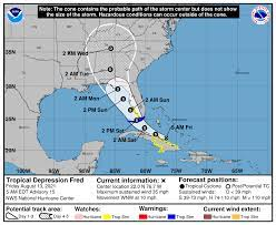 Tropical storm warning for Coastal Lee
