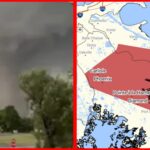 Multiple tornado warnings were in effect early Saturday morning as a strong line of storms moved over the south shore of New Orleans