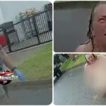 Bodycam footage has emerged of two officers brutally attacking and pepper-spraying a woman’s genitals