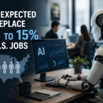 AI is expected to replace roughly 6% to 15% of U.S. jobs, with up to 300 million jobs affected globally