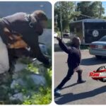 (Video) Absolutely insane Fight with baseball bats ends with door being kicked open