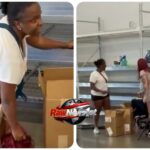 A physical fight involving battle rapper Coffee Brown broke out inside a Walmart store during an Instacart pickup